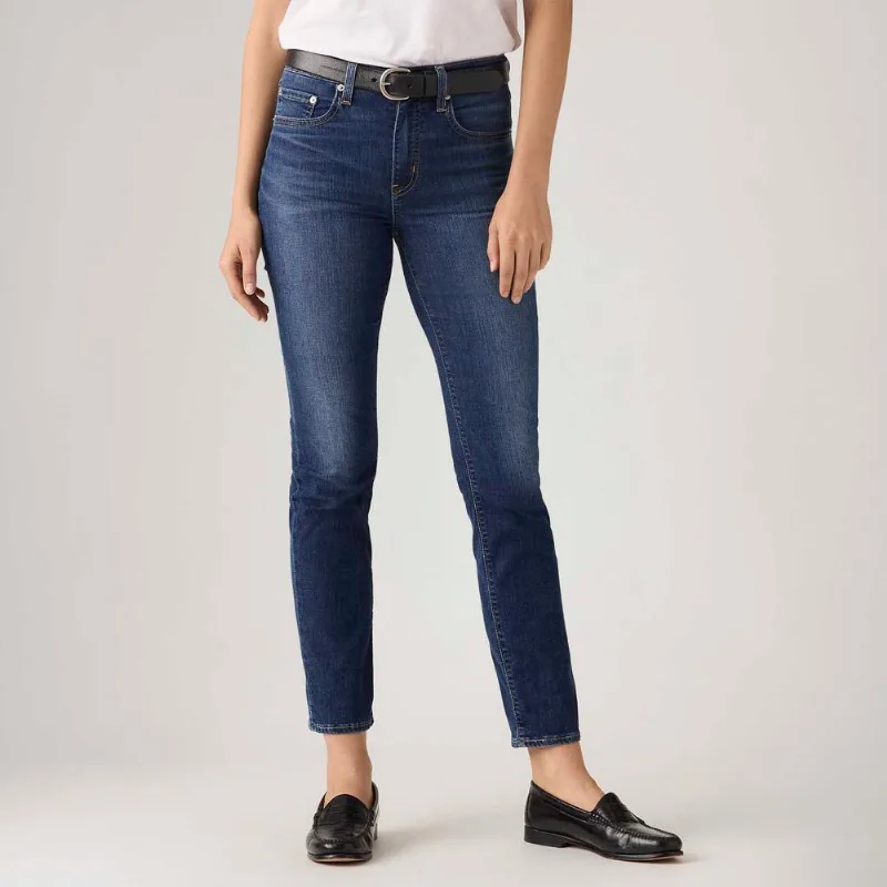 Calça Jeans Levi's® 724® High Rise Straight Lavagem Escura - 24X30 USA | 36 BR