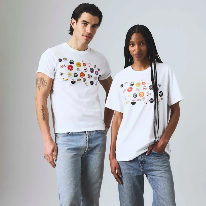 Camiseta Levi's® Community Manga Curta Branca - XXL USA | EGG BR