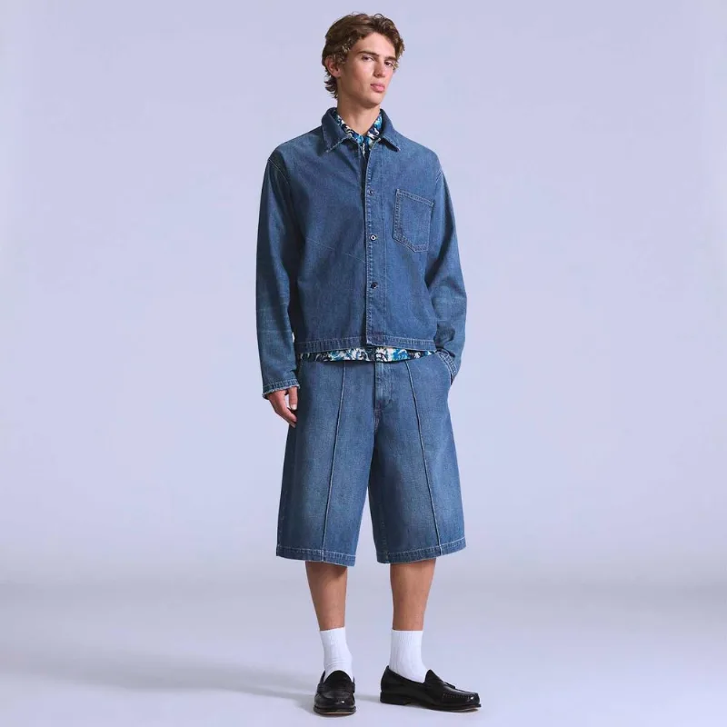 Bermuda Jeans Levi's® Blue Tab Work Lavagem Média - 32 USA | 40 BR