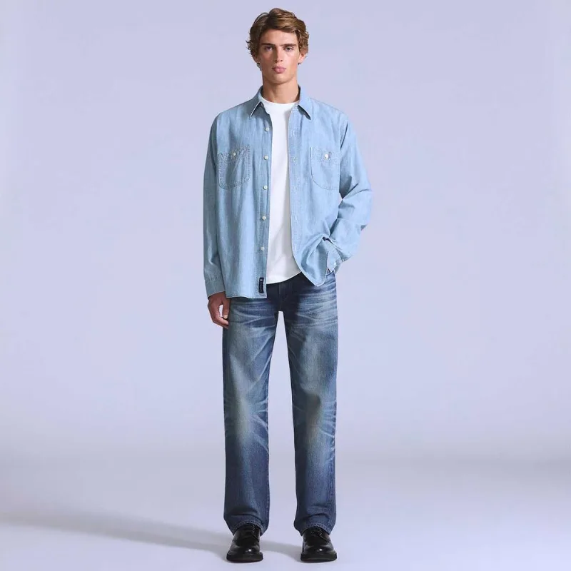 Calça Jeans Levi's® Blue Tab Anchor Relaxed Lavagem Média - 32X32 USA | 40 BR