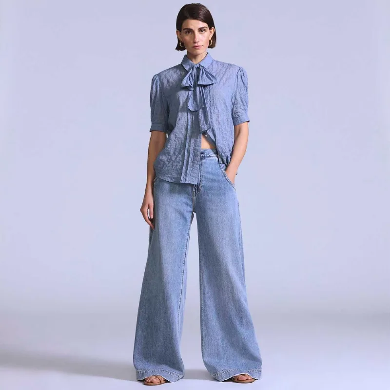Calça Jeans Levi's® Blue Tab Max Loose Lavagem Média - 28X33 USA | 39 BR