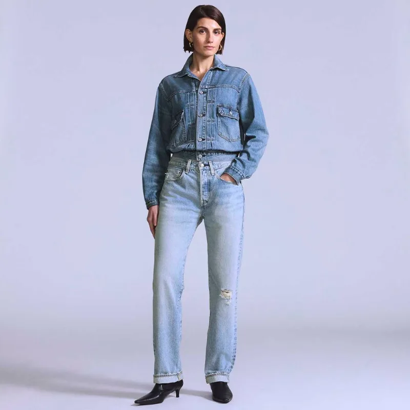 Calça Jeans Levi's® Blue Tab 501® 70's Lavagem Clara - 34X32 USA | 46 BR