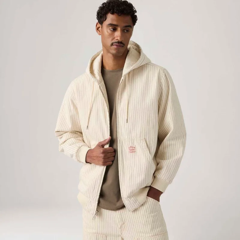 Jaqueta Levi's® Potrero Hoody com Capuz Bege - L USA | G BR