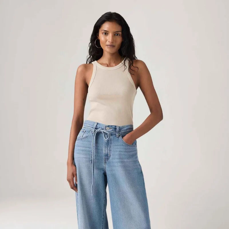 Regata Levi's® Essential Racer Tank Bege - S USA | P BR
