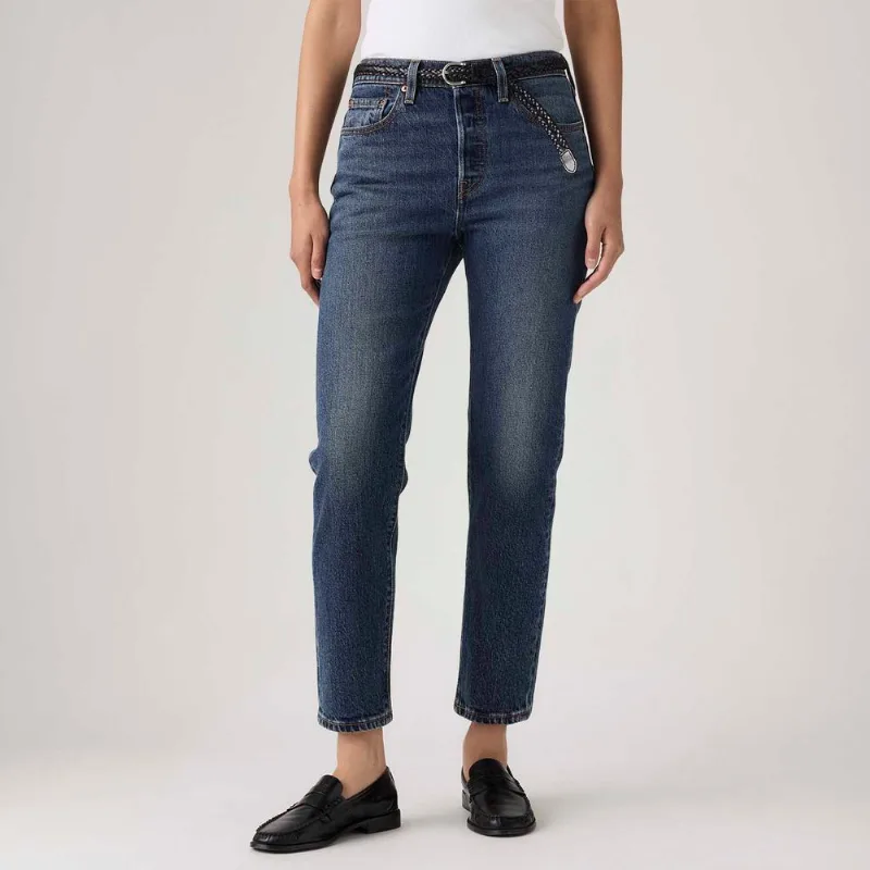 Calça Jeans Levi's® 501® Crop Lavagem Média - 28X28 USA |39 BR