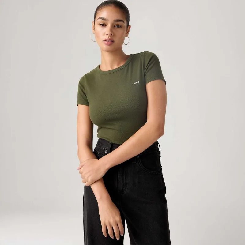 Camiseta Levi's® Hayes Manga Curta Verde - S USA | P BR