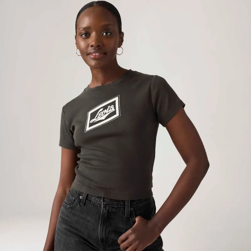 Camiseta Levi's® Graphic Essential Sporty Preta Manga Curta - S USA | P BR