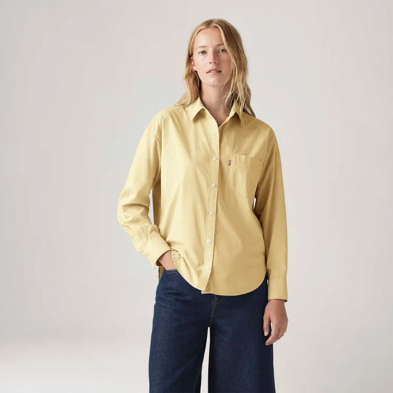 Camisa Levi's® Harlie Boyfriend Amarela - L USA | G BR
