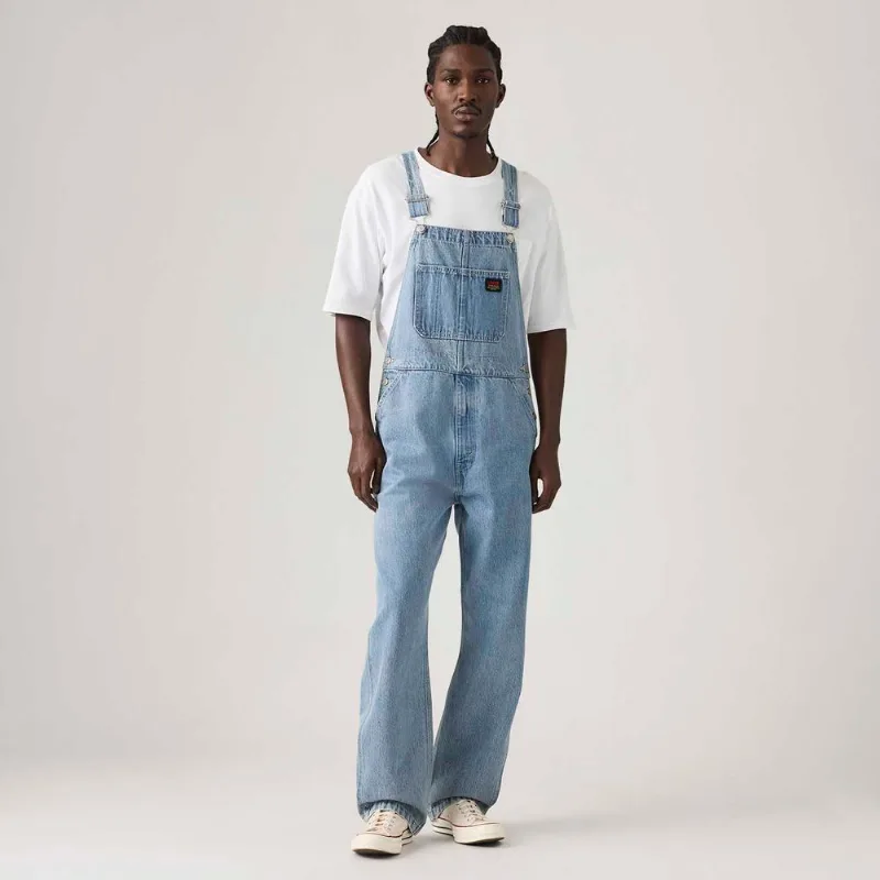 Macacão Jeans Levi's® Overall Lavagem Clara - M USA | M BR
