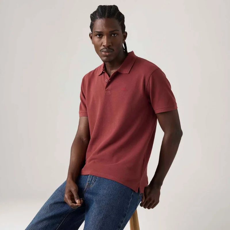 Polo Levi's® Icon Vermelha Manga Curta - M USA | M BR