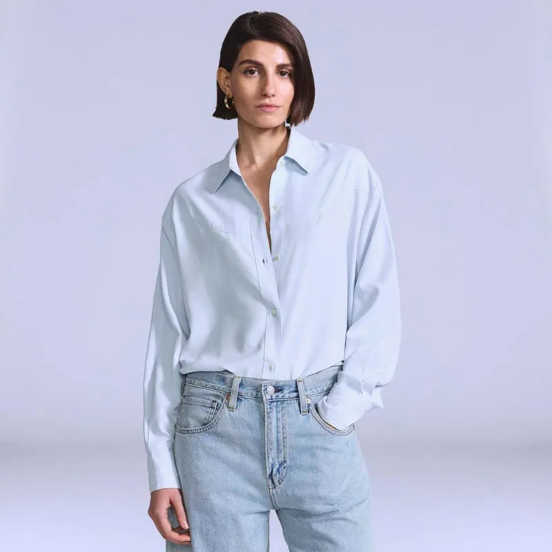 Camisa Levi's® Blue Tab Rider Azul Clara - L USA | G BR
