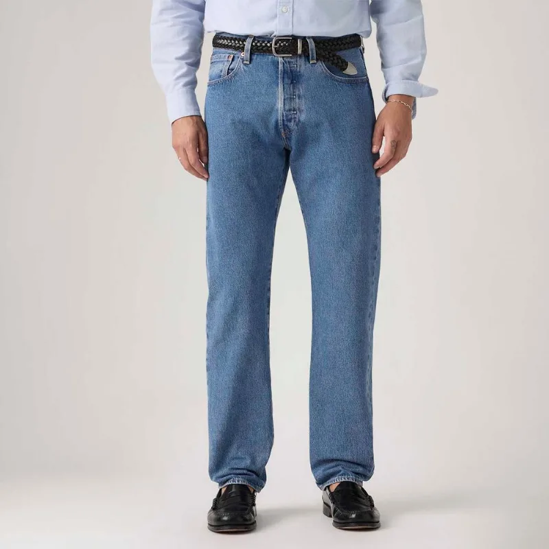 Calça Jeans Levi's® 501® Relaxed Lavagem Média - 30X32 USA | 38 BR