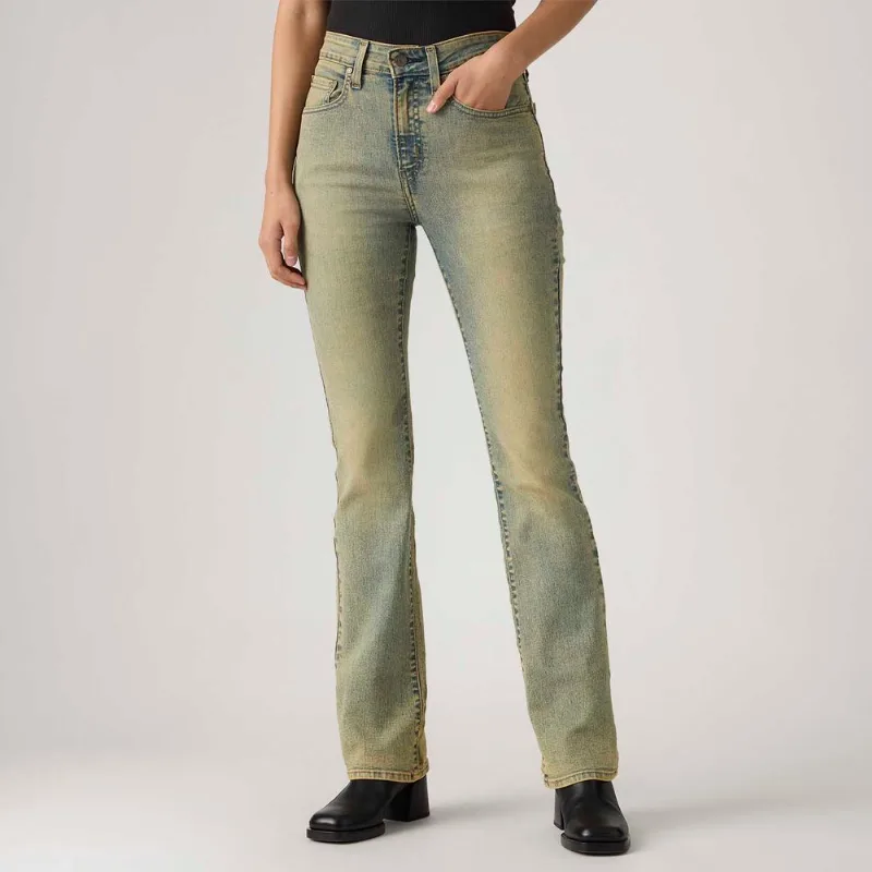 Calça Jeans Levi's® 725® High Rise Bootcut Lavagem Clara - 25X34 USA | 36 BR