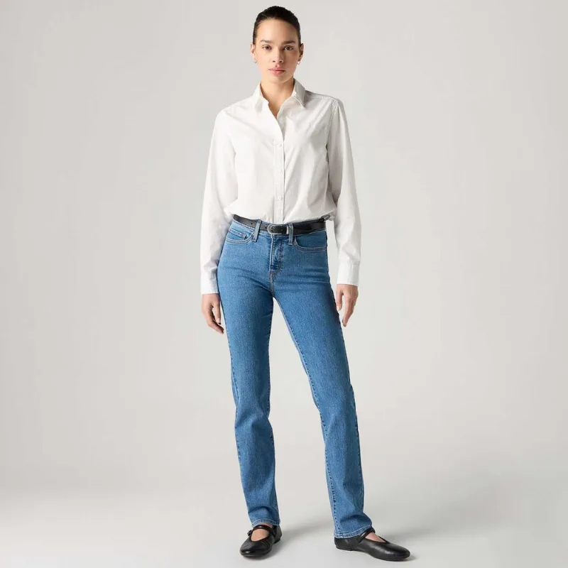 Calça Jeans Levi's® 314® Shaping Straight Lavagem Clara - 30X32 USA | 41 BR