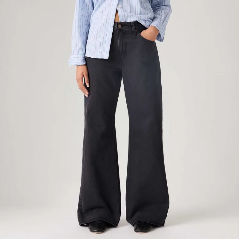 Calça Jeans Levi's® Loose Boot Preta - 28X33 USA | 39 BR