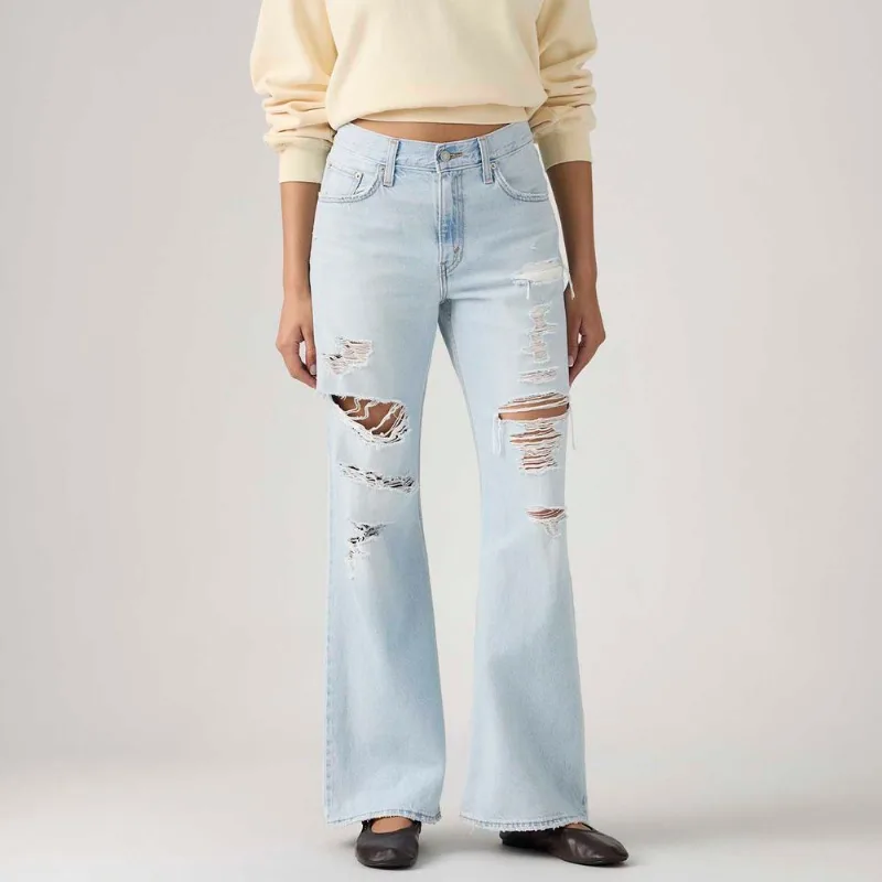 Calça Jeans Levi's® Loose Boot Lavagem Clara - 34X33 USA | 46 BR