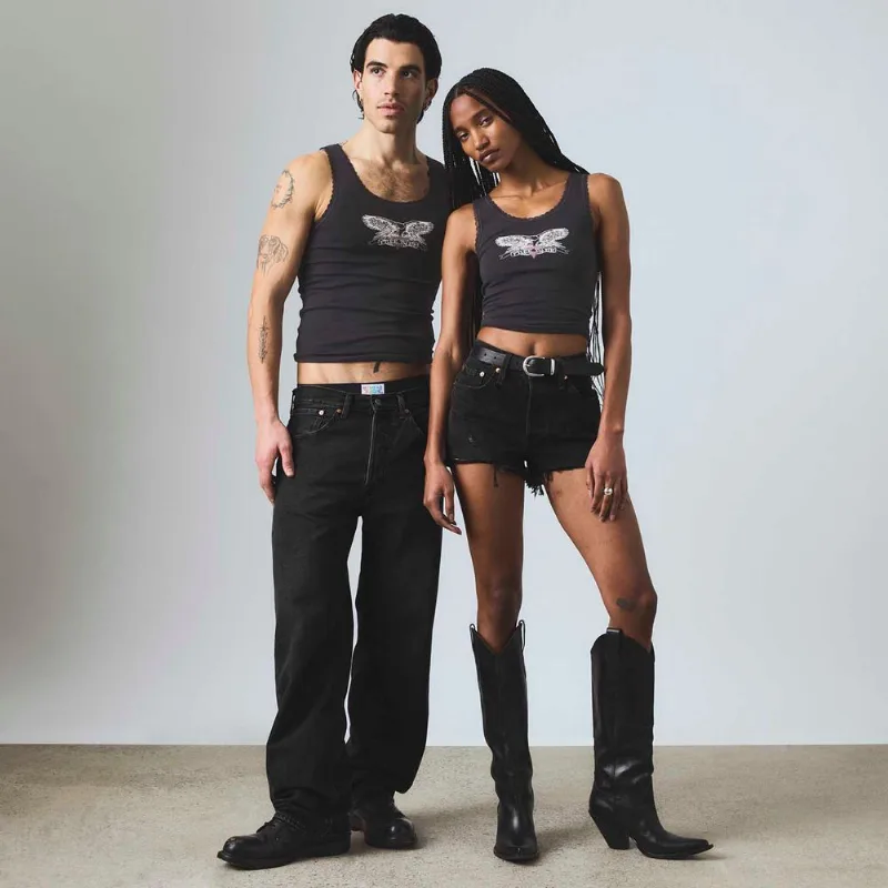 Regata Levi's® Pride Pretty Tough Tank Preta - XL USA | GG BR