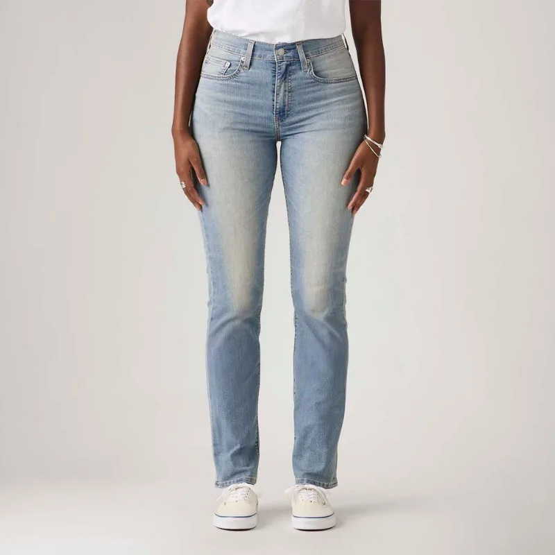 Calça Jeans Levi's® 724® High Rise Straight Lavagem Clara - 27X30 USA | 38 BR