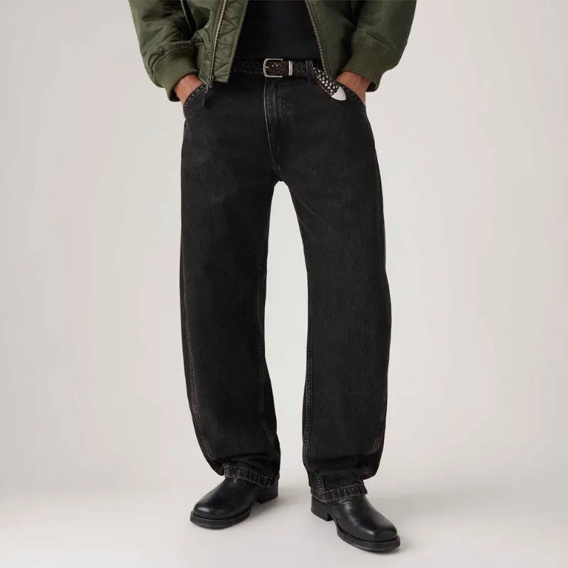 Calça Jeans Levi's® Baggy Barrel Preta - 33X32 USA | 42 BR