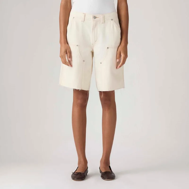 Shorts Jeans Levi's® Baggy Dad Utility Off White Off White - 30 USA | 41 BR