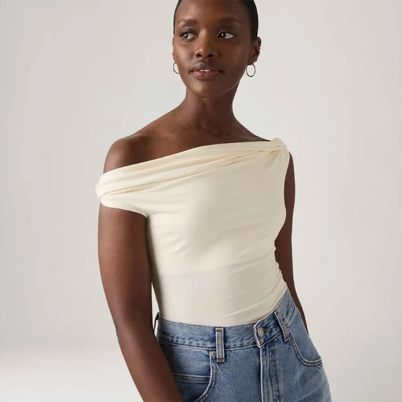 Blusa Levi's® Tori Twisted Clean Branca - M USA | M BR