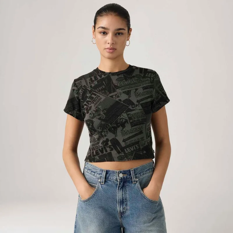 Camiseta Levi's® Graphic Essential Sporty Preta Manga Curta - XL USA | GG BR