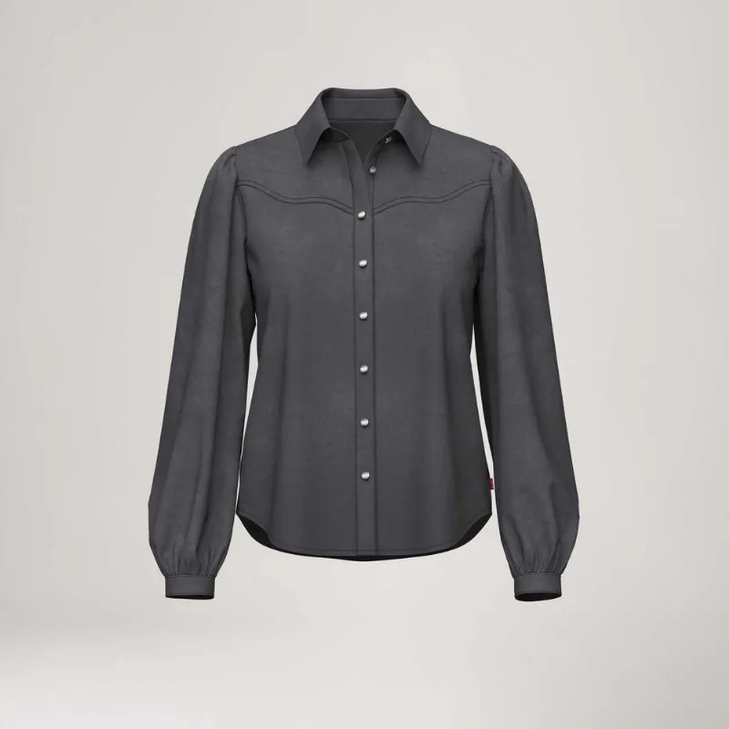 Camisa Levi's® Journey Western Preta - L USA | G BR