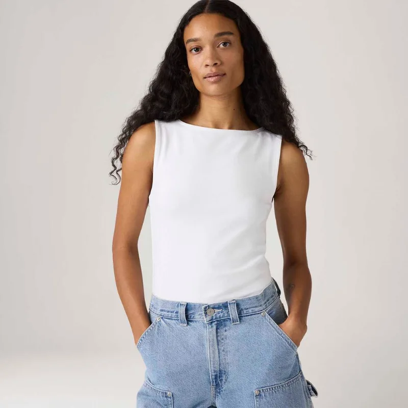 Blusa Levi's®Blair Boatneck Branca - XS USA | PP BR