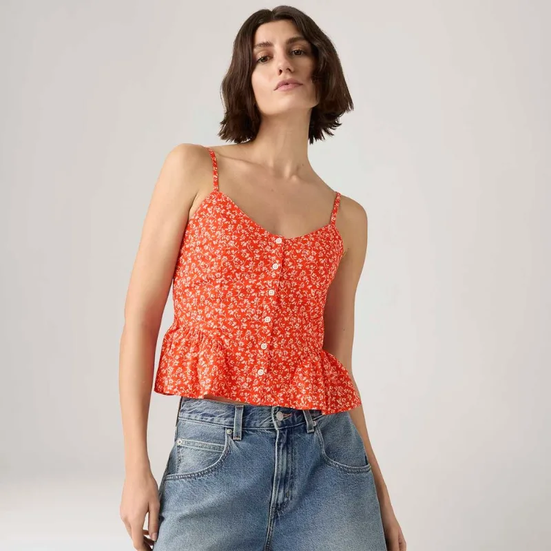 Blusa Levi's® Monet Vermelha - XS USA | PP BR