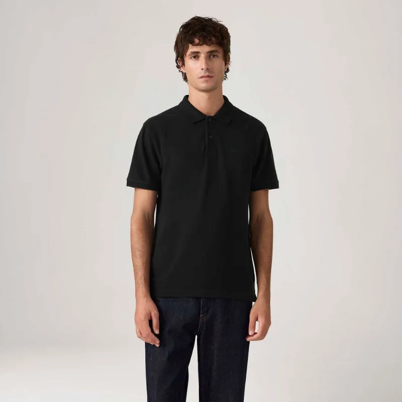 Polo Levi's® Icon Preta Manga Curta - L USA | G BR
