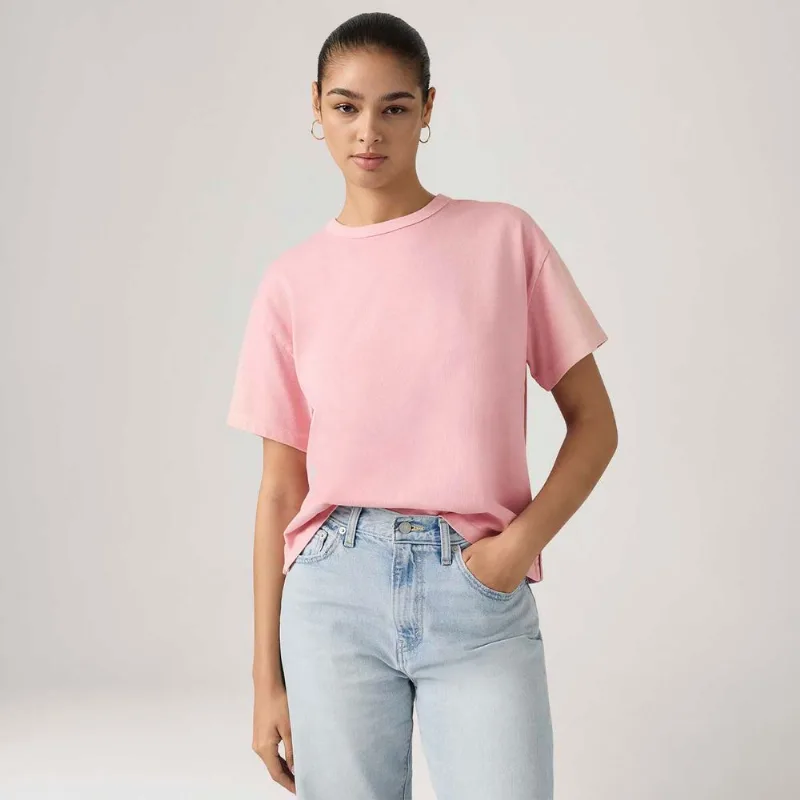 Camiseta Levi's® Vintage Manga Curta Rosa - XS USA | PP BR
