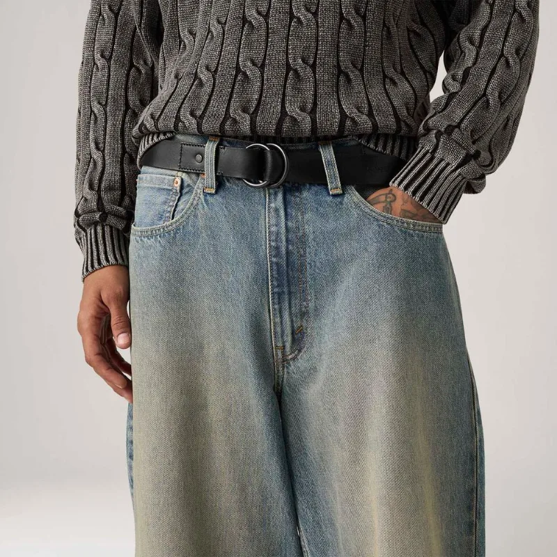 Cinto Levi's® Camden Ring Preto - 36 USA | 46 BR