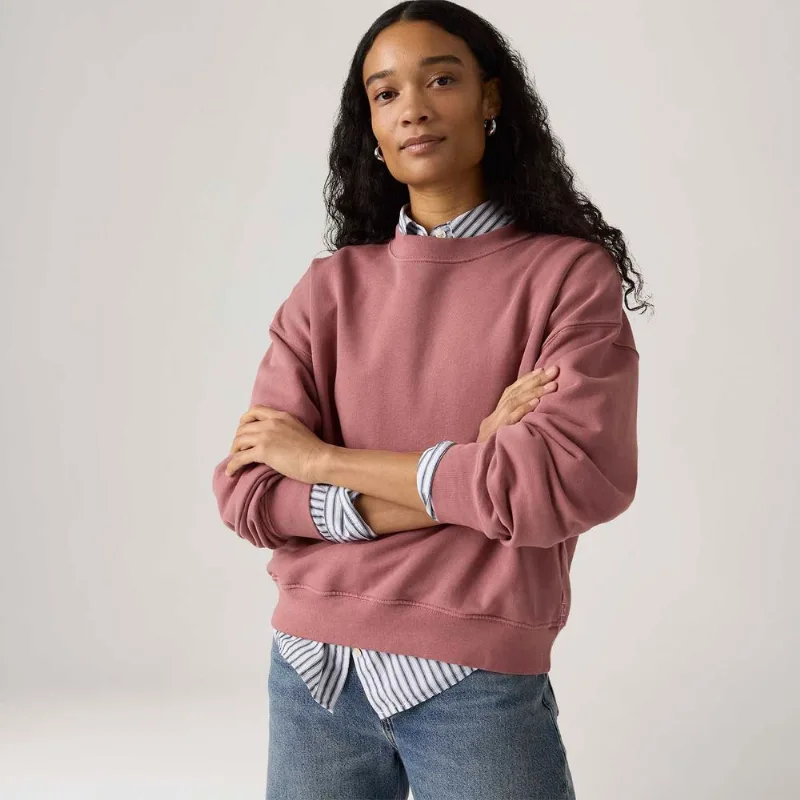 Moletom Levi's® Boxy Crewneck French Rosa - S USA | P BR