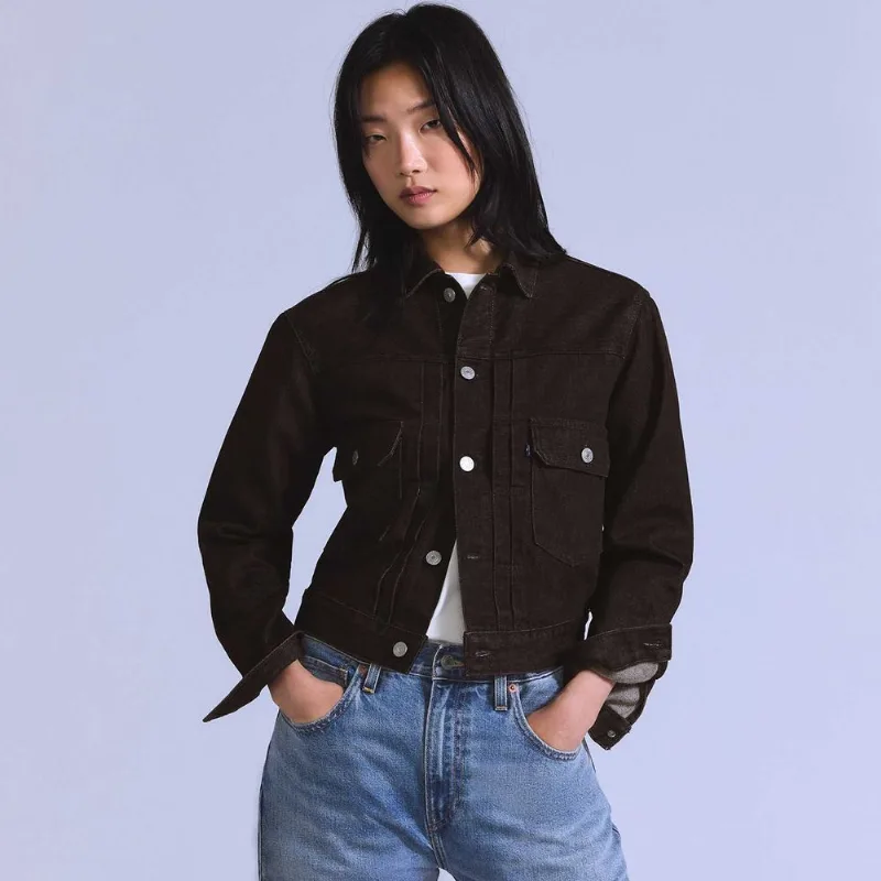 Jaqueta Levi's® Blue Tab Classic Type II Marrom - M USA | M BR