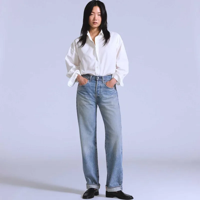 Calça Jeans Levi's® Blue Tab 501® 70's Lavagem Clara - 29X32 USA | 40 BR