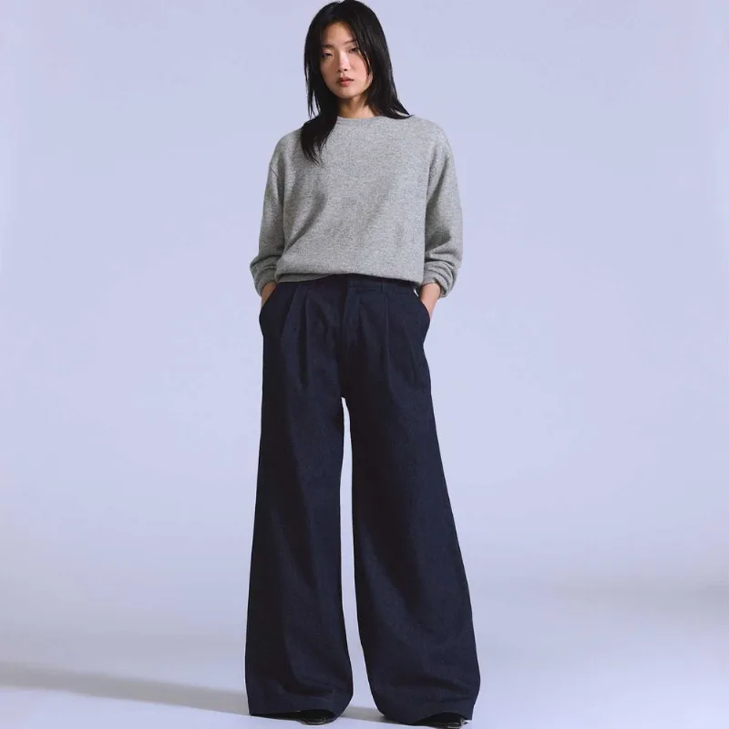 Calça Jeans Levi's® Blue Tab Pleat Trouser Lavagem Escura - 33X33 USA | 44 BR