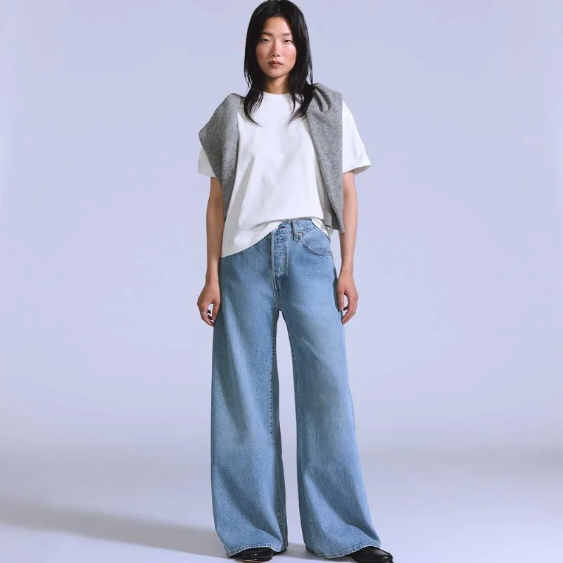Calça Jeans Levi's® Blue Tab Max Loose Lavagem Clara - 32X33 USA | 43 BR