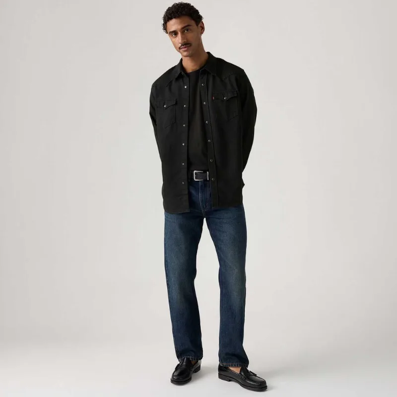 Calça Jeans Levi's® 505® Regular Lavagem Escura - 33X34 USA | 42 BR