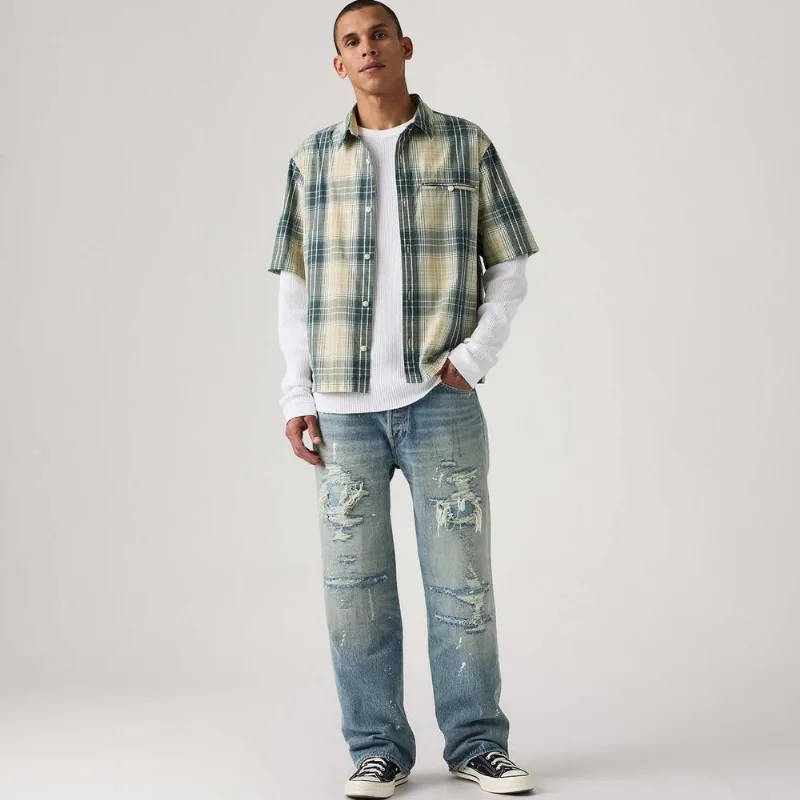 Calça Jeans Levi's® 501® Loose Lavagem Clara - 32X34 USA | 40 BR