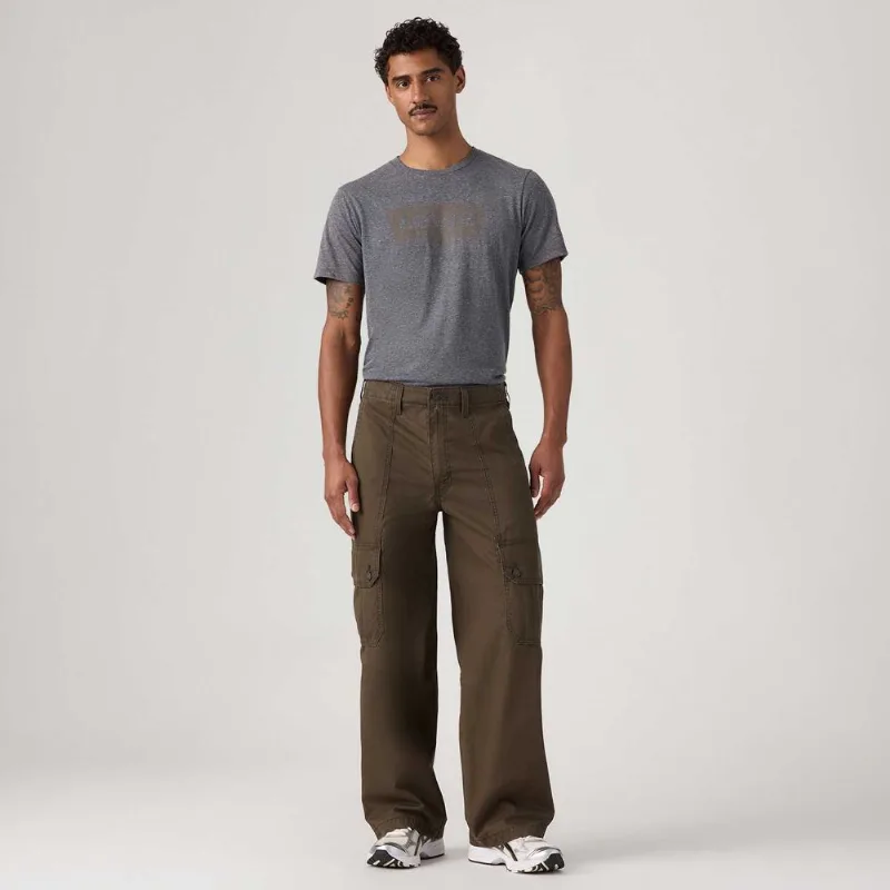 Calça Levi's® Extra Cargo Baggy Verde Musgo - 36X32 USA | 46 BR