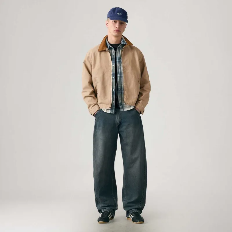 Calça Jeans Levi's® Baggy Barrel Lavagem Escura - 34X34 USA | 44 BR