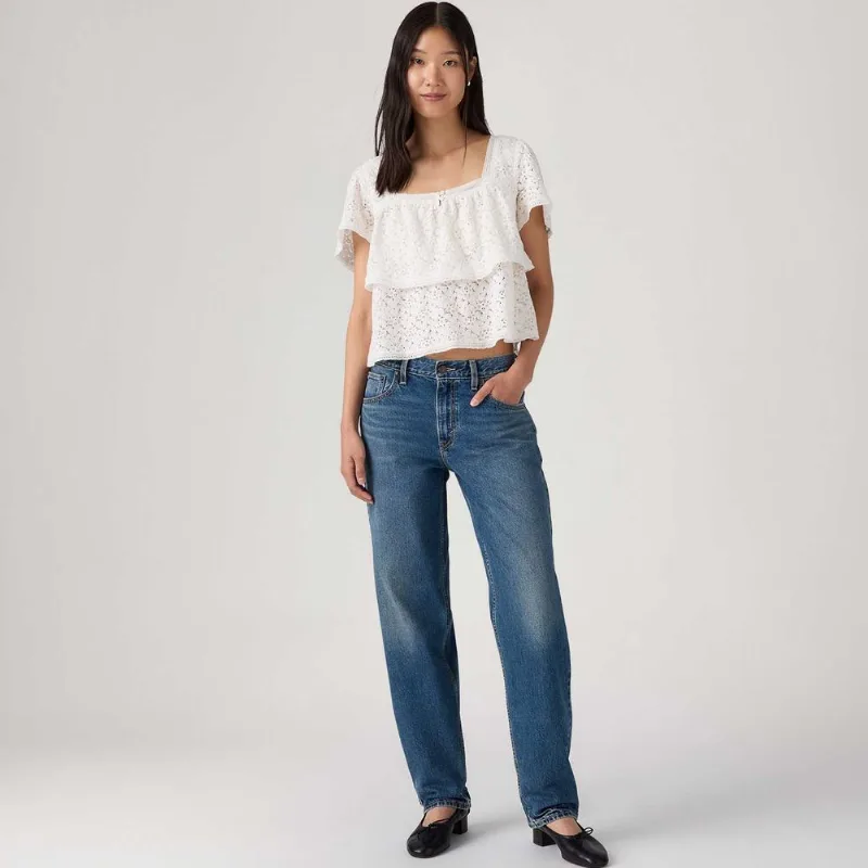 Calça Jeans Levi's® Loose Taper Lavagem Média - 28X33 USA | 39 BR