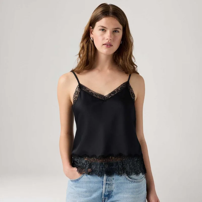 Blusa Levi's Lynn Cami Preta - S USA | P BR