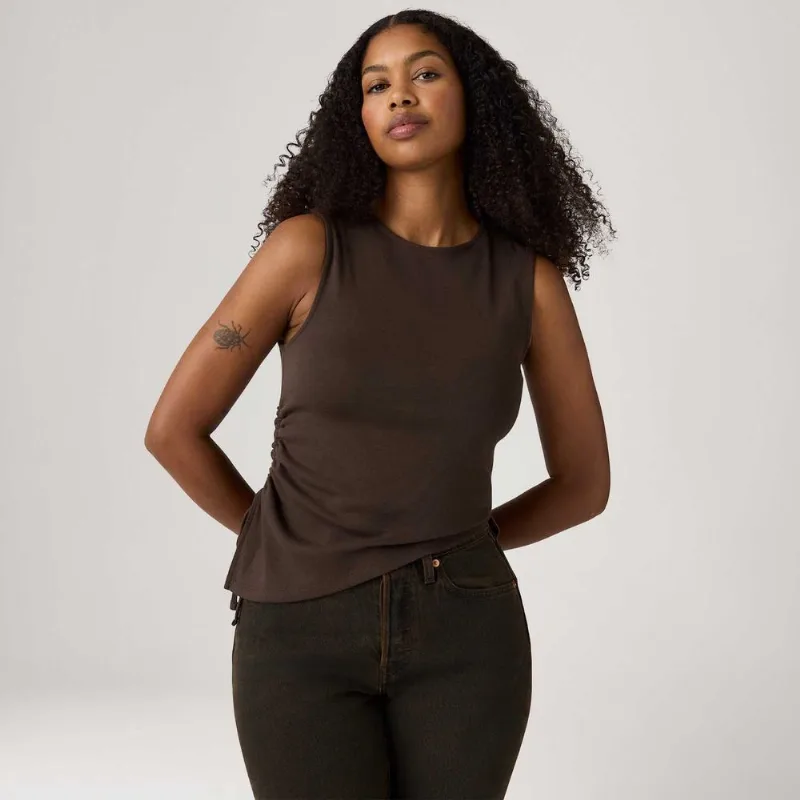 Regata Levi's® Alila Asymmetrical Marrom - L USA | G BR