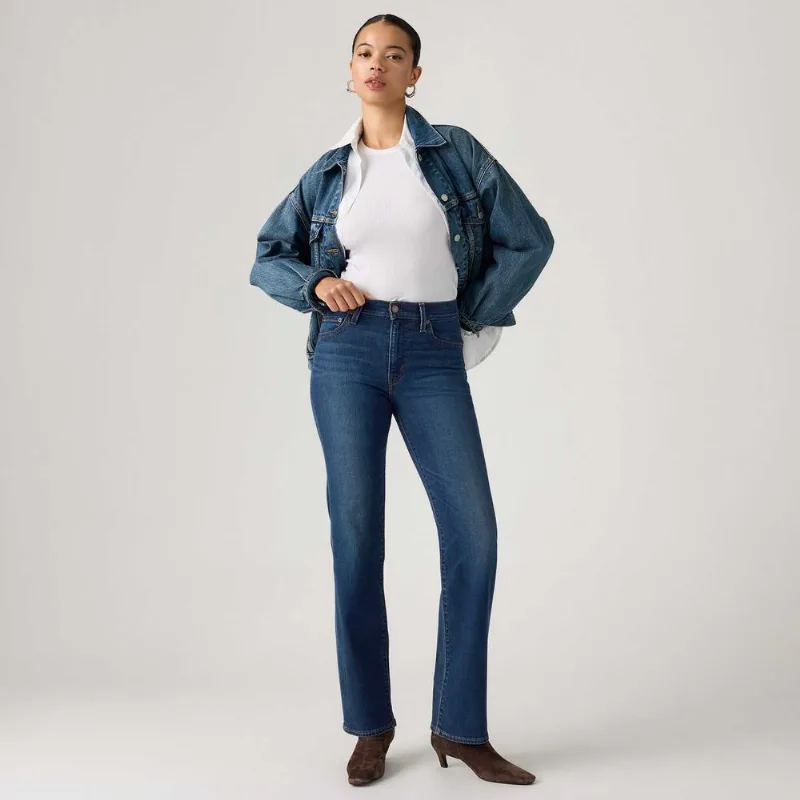 Calça Jeans Levi's® 723® High Rise Straight Lavagem Escura - 27X32 USA | 38 BR