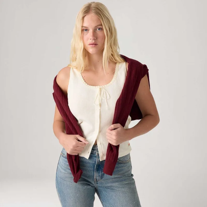 Regata Levi's® Dry Goods Pointelle Lace Off White - S USA | P BR