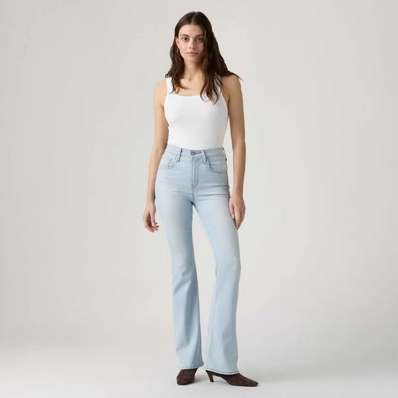 Calça Jeans Levi's® 726® High Rise Flare Lavagem Clara - 31X34 USA | 42 BR
