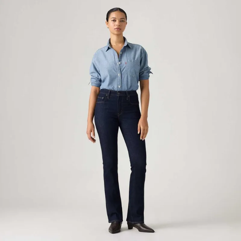 Calça Jeans Levi's® 725® High Rise Bootcut Lavagem Escura - 32X34 USA | 43 BR