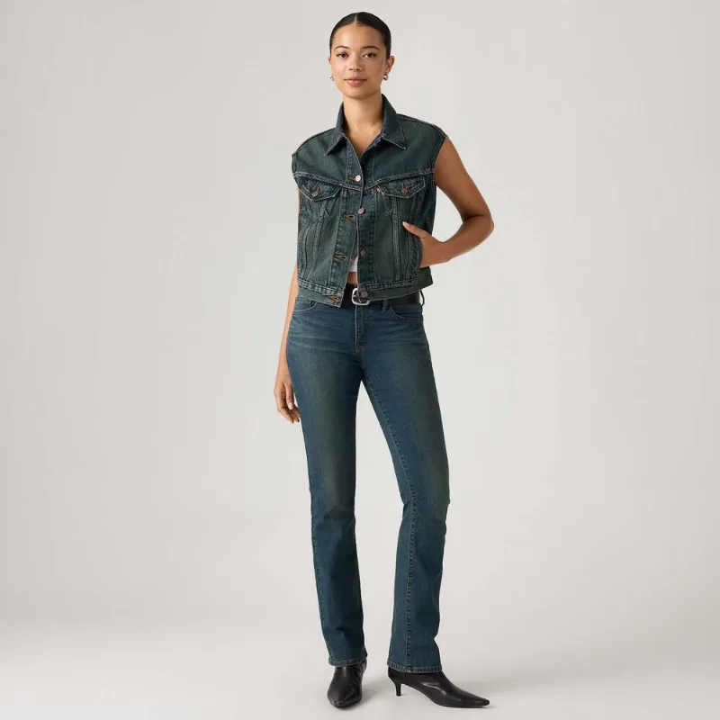 Calça Jeans Levi's® 315® Shaping Boot Lavagem Escura - 32X34 USA | 43 BR