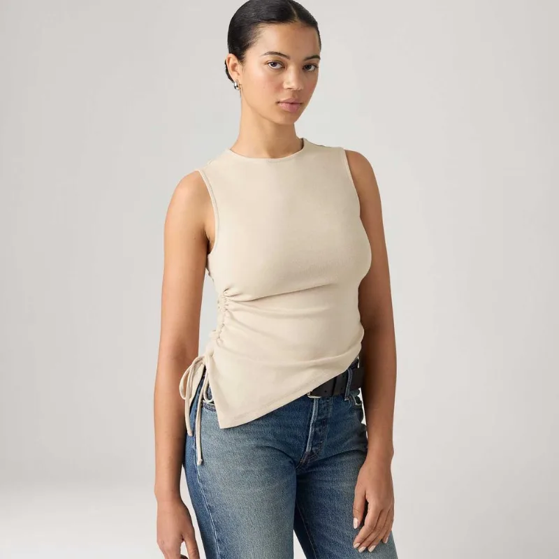 Blusa Levi's® Alila Assimétrica Bege - XL USA | GG BR